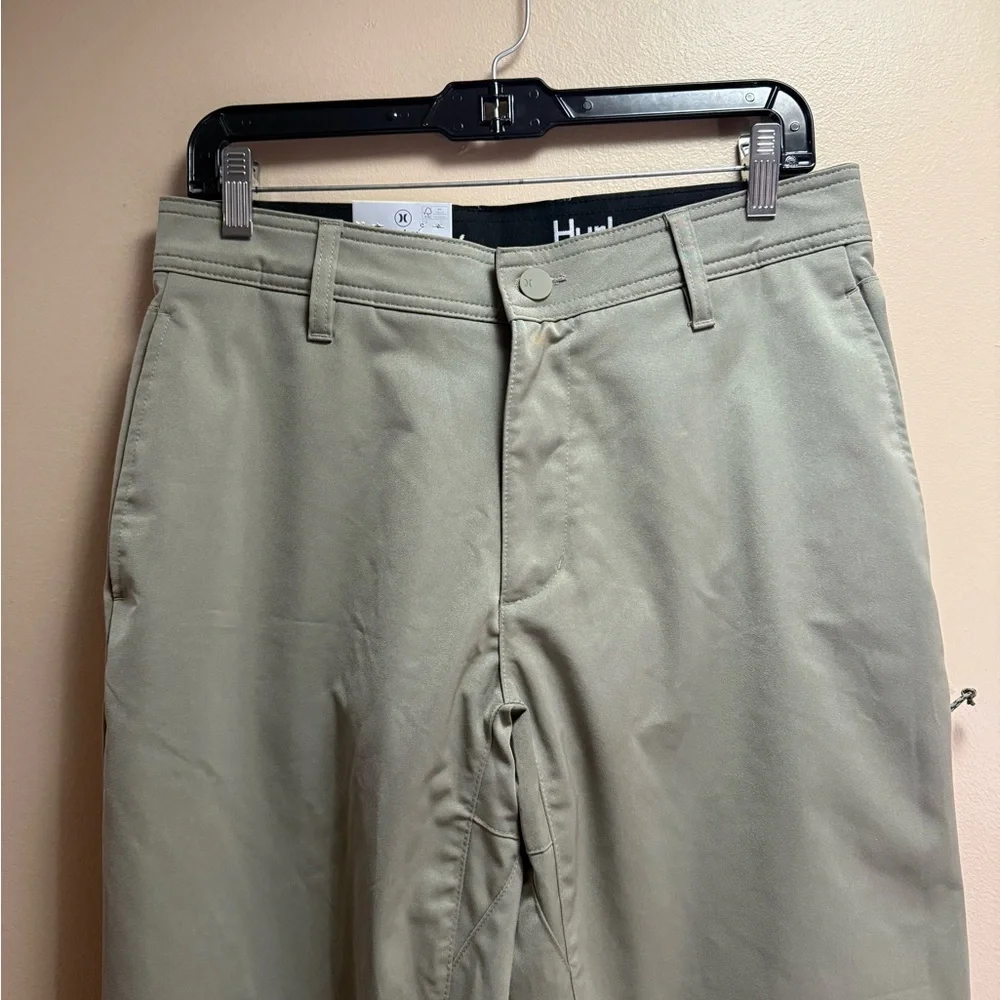 Hurley Jet Set Tech Pants‎ 32x34 Green Stretch Surfer